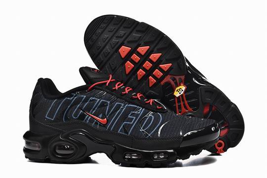 (image for) Nike Air Max Plus Black Red TUNED Men's TN Shoes-136